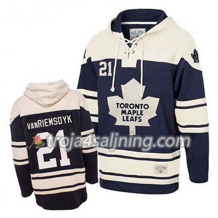 Toronto Maple Leafs James Van Riemsdyk 21 Blå Sawyer Hooded Sweatshirt - Herr Toronto Maple Leafs James Van Riemsdyk 21 Blå Sawyer Hooded Sweatshirt - Herr